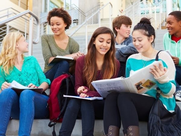 Students learning through activities